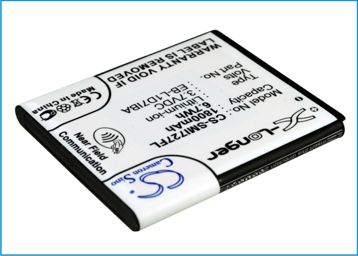 AT&T Galaxy S 2 Skyrocket 4G Replacement Battery 1800mAh