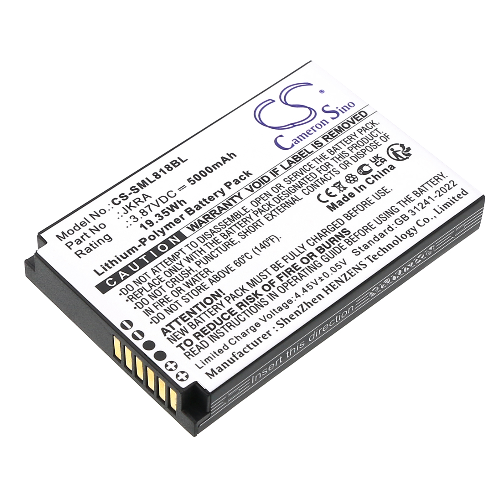 Geenk G3 Sunmi L2KS Sunmi T8A10 Replacement Battery 5000mAh