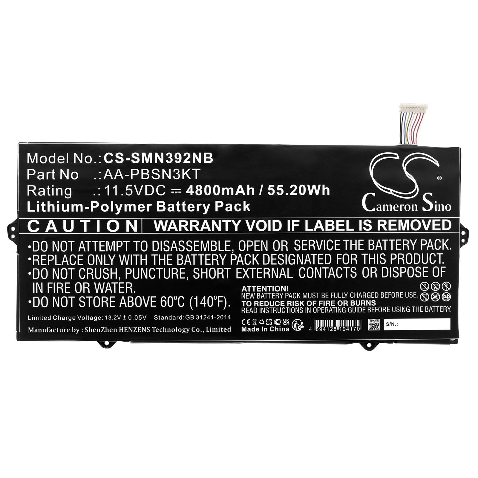 Samsung 730MBE Notebook/Laptop Replacement Battery 4800mAh