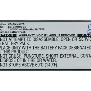 Samsung Galaxy Note 4 SM-N910A Replacement Battery 2800mAh