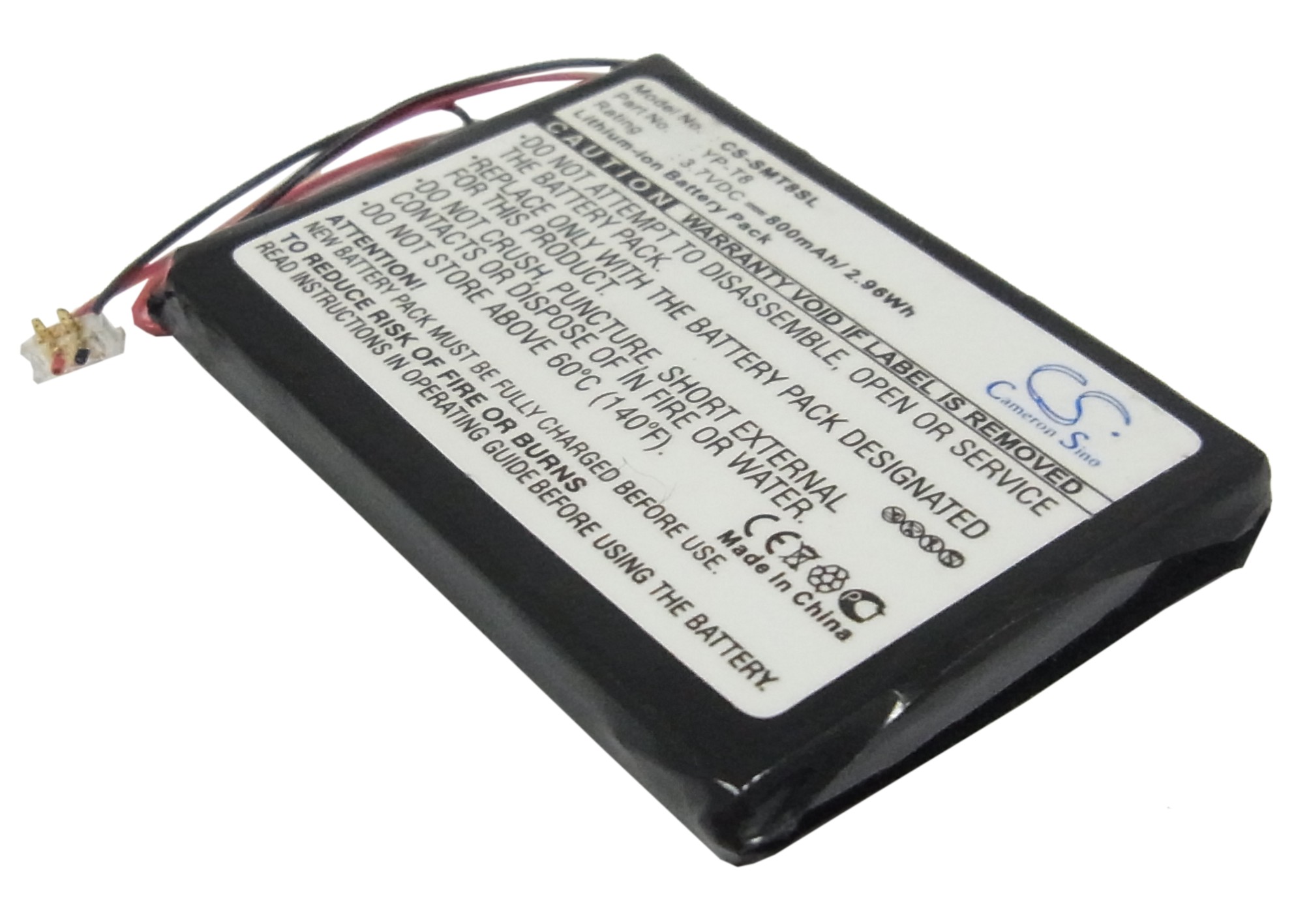 Samsung YP-T8 MP3 Player Replacement Battery 800mAh