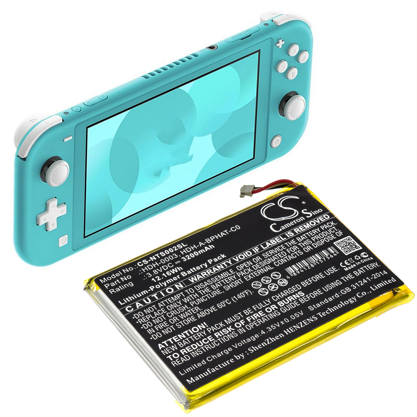 SWITCH LITE BATTERY Nintendo Replacement Battery 3200mAh