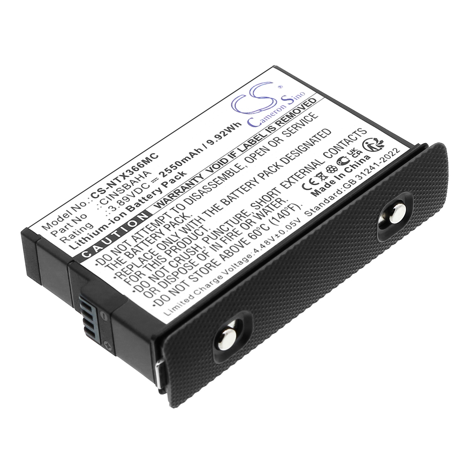 Insta360 One X5 CINSBAHA Replacement Battery 2550mAh