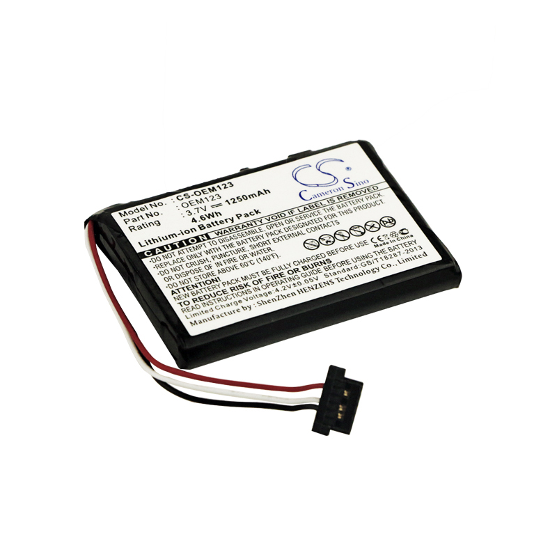 1250 mAh for Custom Battery Pack CS-OEM123