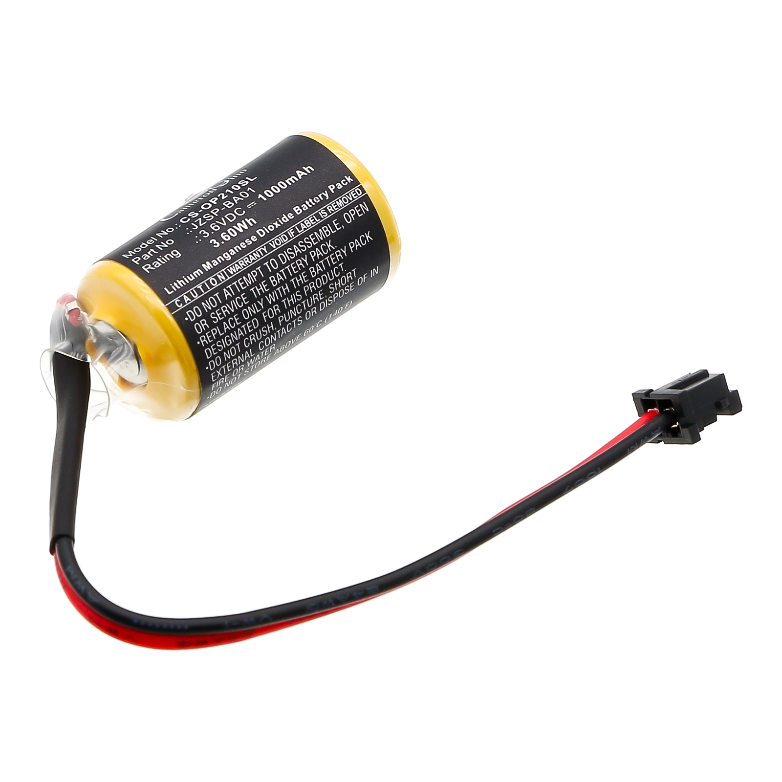 Omron SGDH amplifier Replacement Battery 3.6V 1000mAh