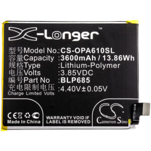 Oneplus 6T A6010 A6013 BLP685 Replacement Battery 3600mAh