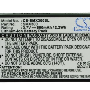 Samsung X300 Mobile/SmartPhone Replacement Battery 600mAh