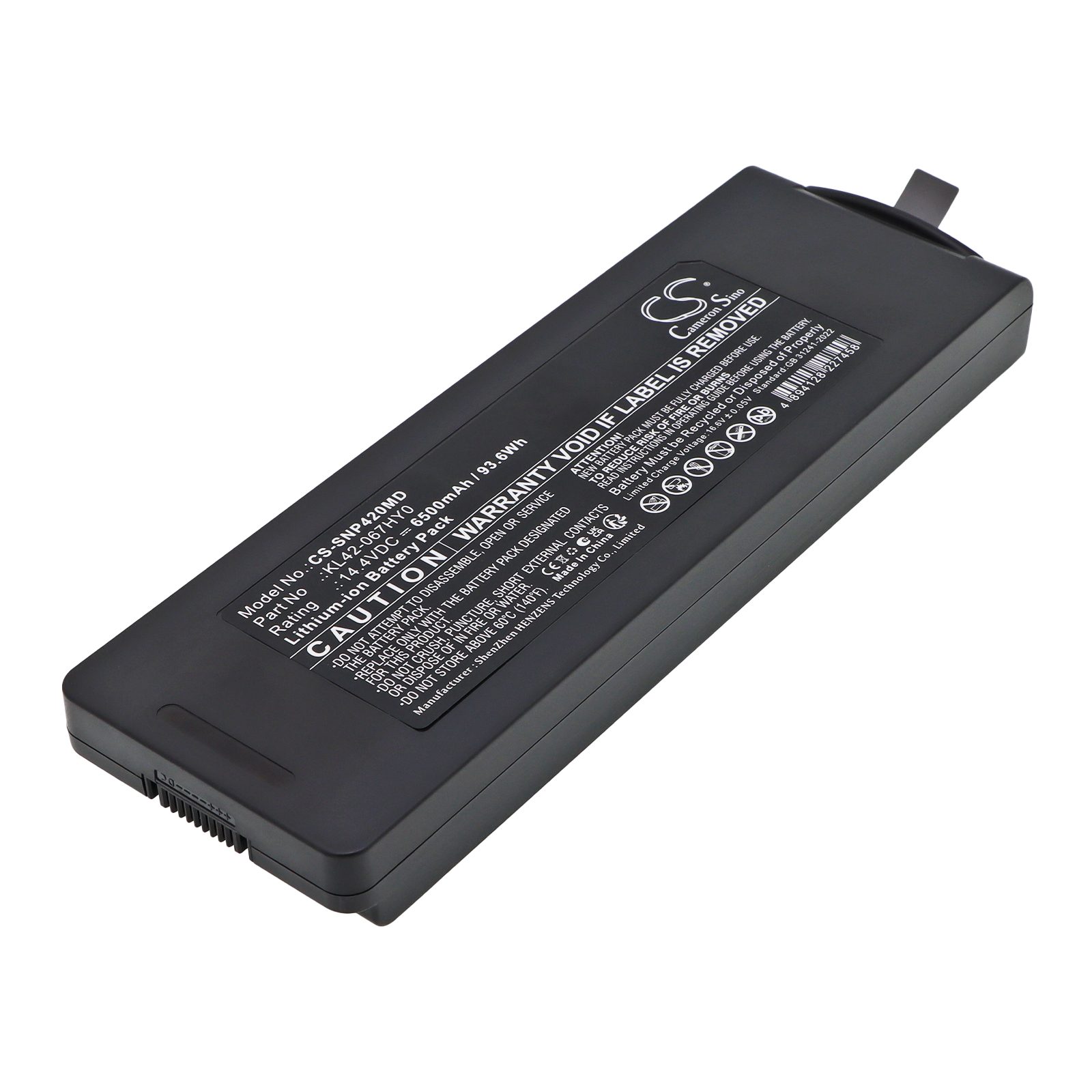6500mAh Replacement Battery for SonoScape KL42-067HY0