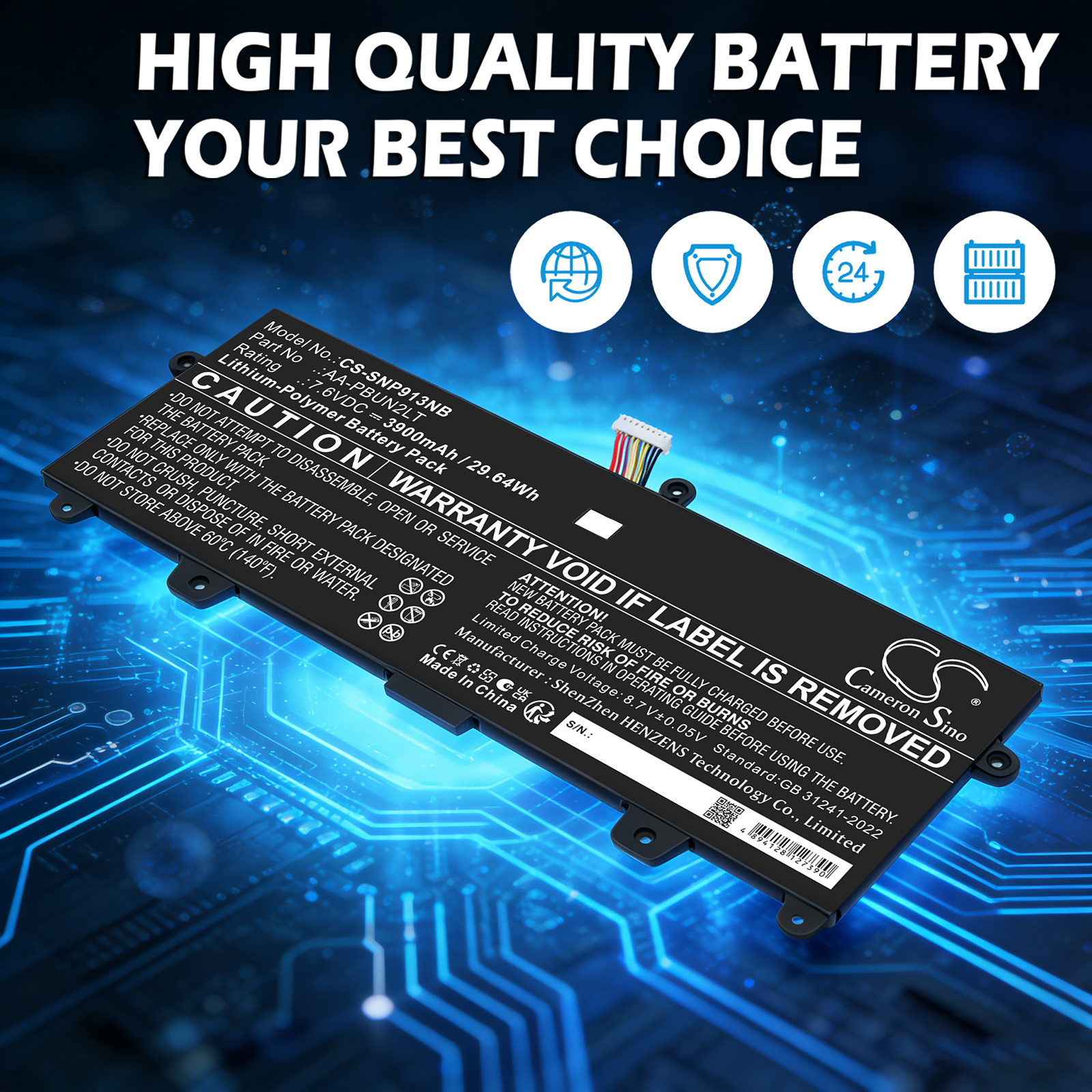 Samsung Notebook 9 13.3" Replacement Battery 3900mAh
