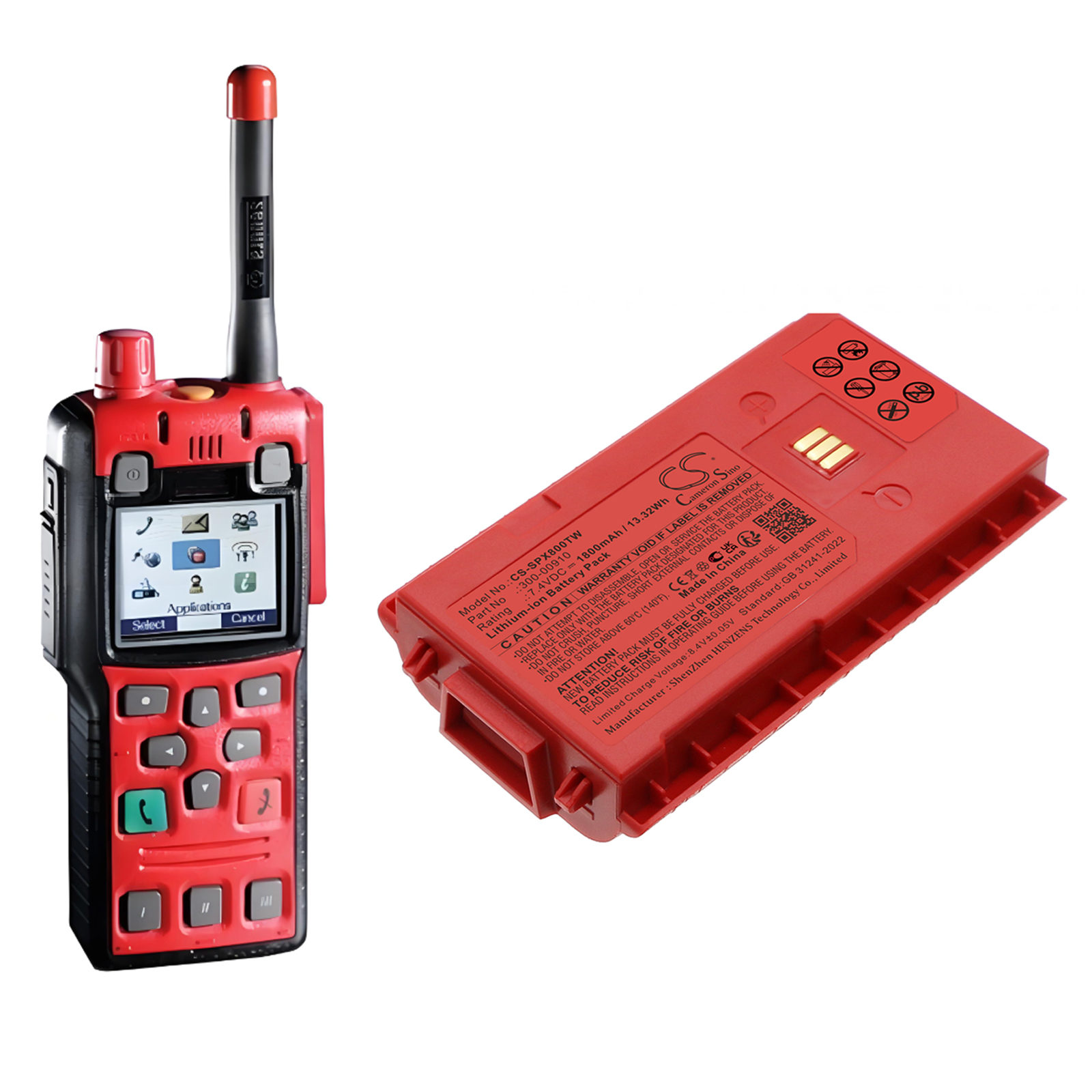 FIND TO BUY Sepura STP8X 300-00910 B16702 Replacement Battery