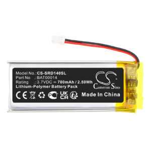 Cardo Packtalk Edge BAT00014 Headset Replacement Battery 700mAh