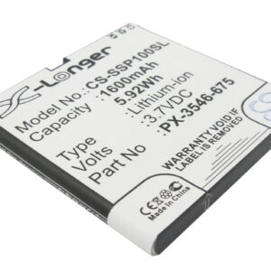 Simvalley SP-100 PX-3546 Replacement Battery 1600mAh