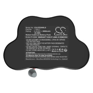 Stahl ECOLUX 6608/5 118017 Emergency Lighting Replacement Battery 8000mAh