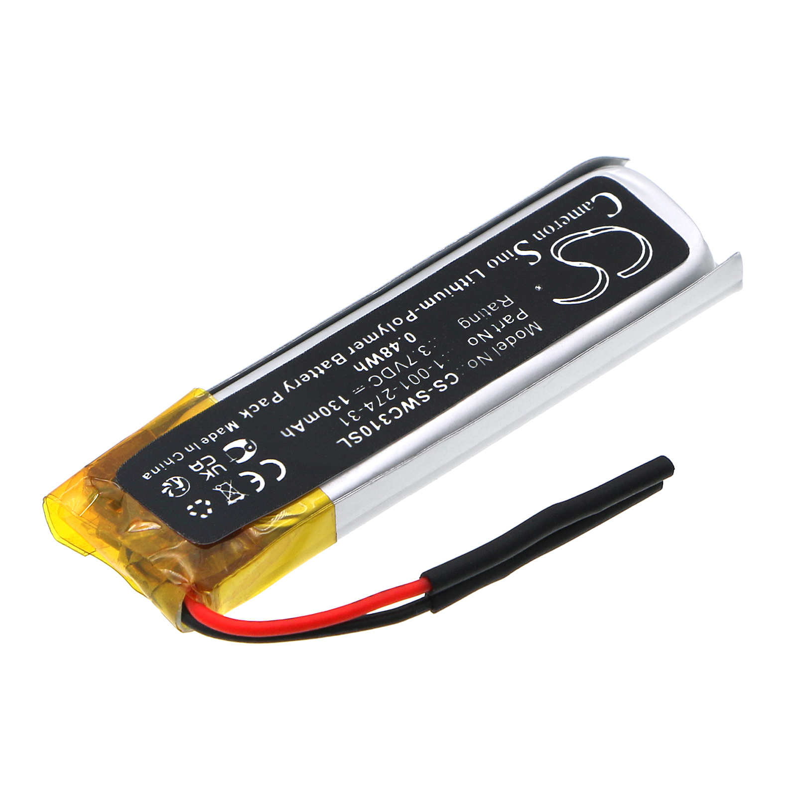 Sony 1-001-274-31 Headset Replacement Battery 130mAh