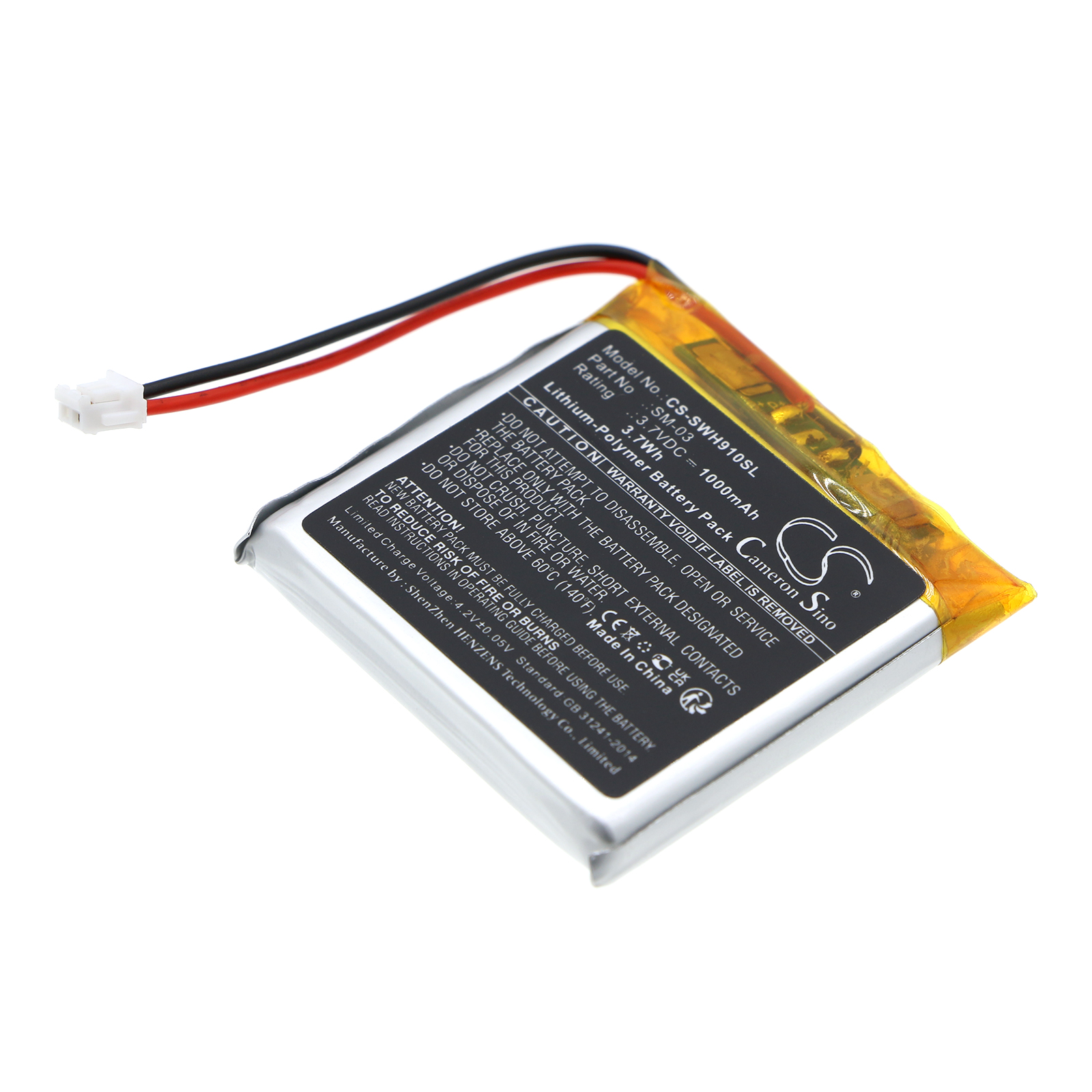 Sony WH-H910 WH-H910N SM-03 Headset Replacement Battery 1000mAh