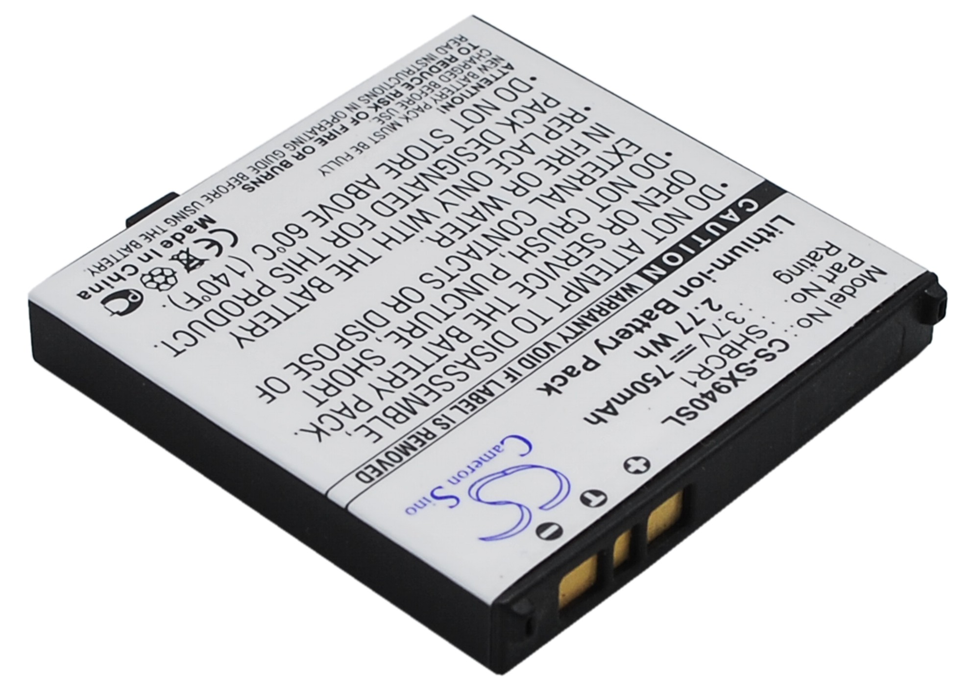 Sharp SHBCR1 Mobile/SmartPhone Replacement Battery 750mAh