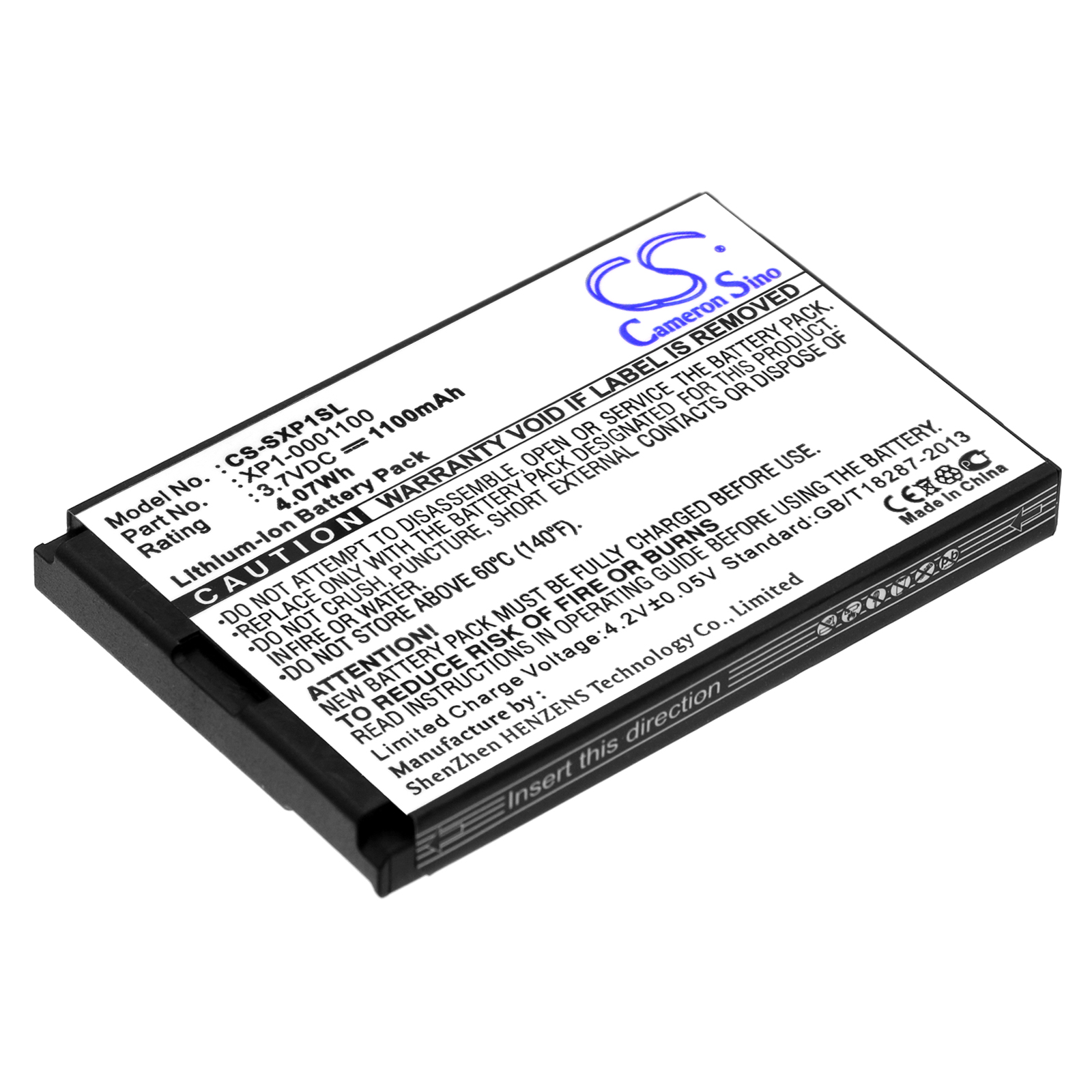 JCB Sitemaster Toughphone TP803 Replacement Battery 1100mAh