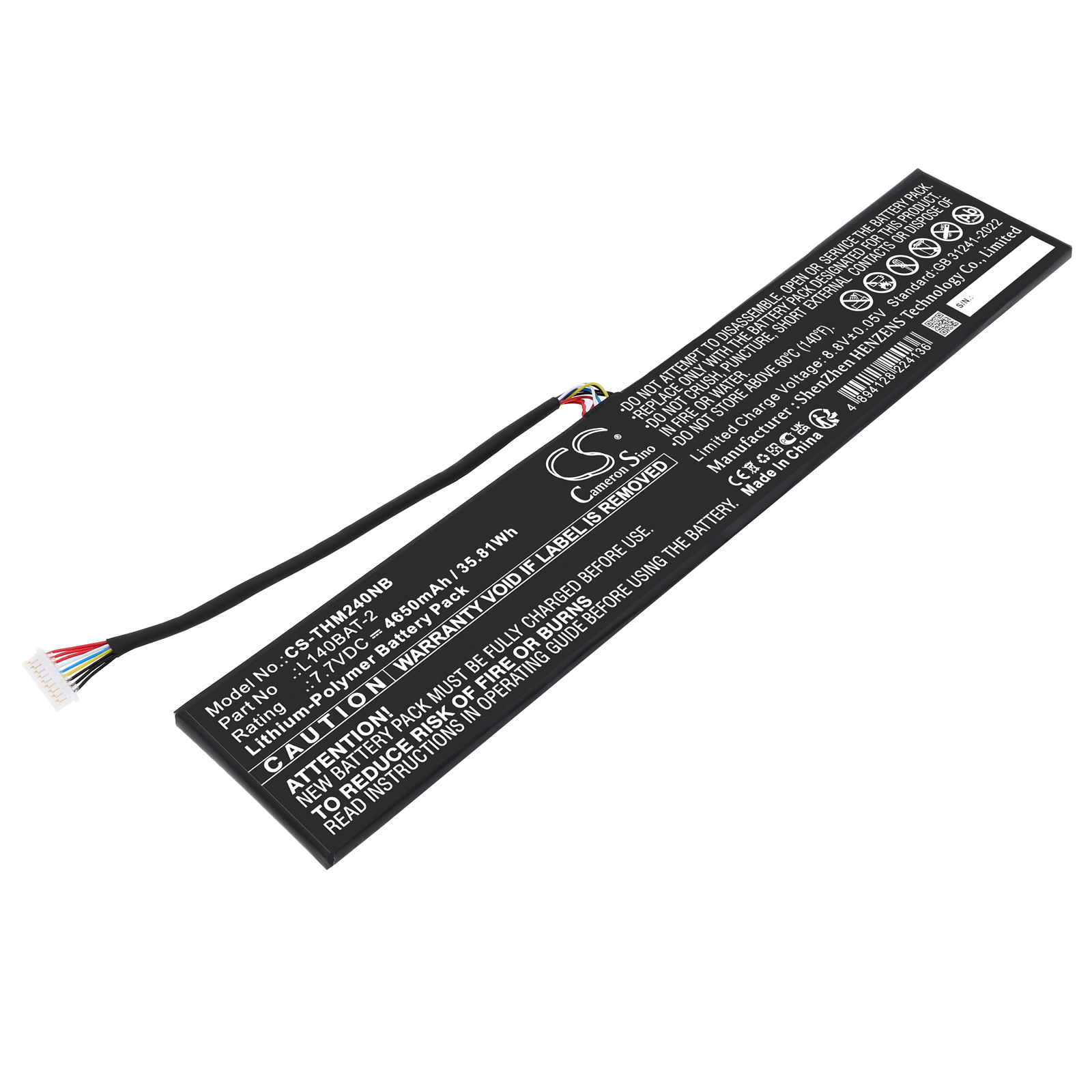 Schenker VIA 14 Replacement Battery 7.7V 4650mAh