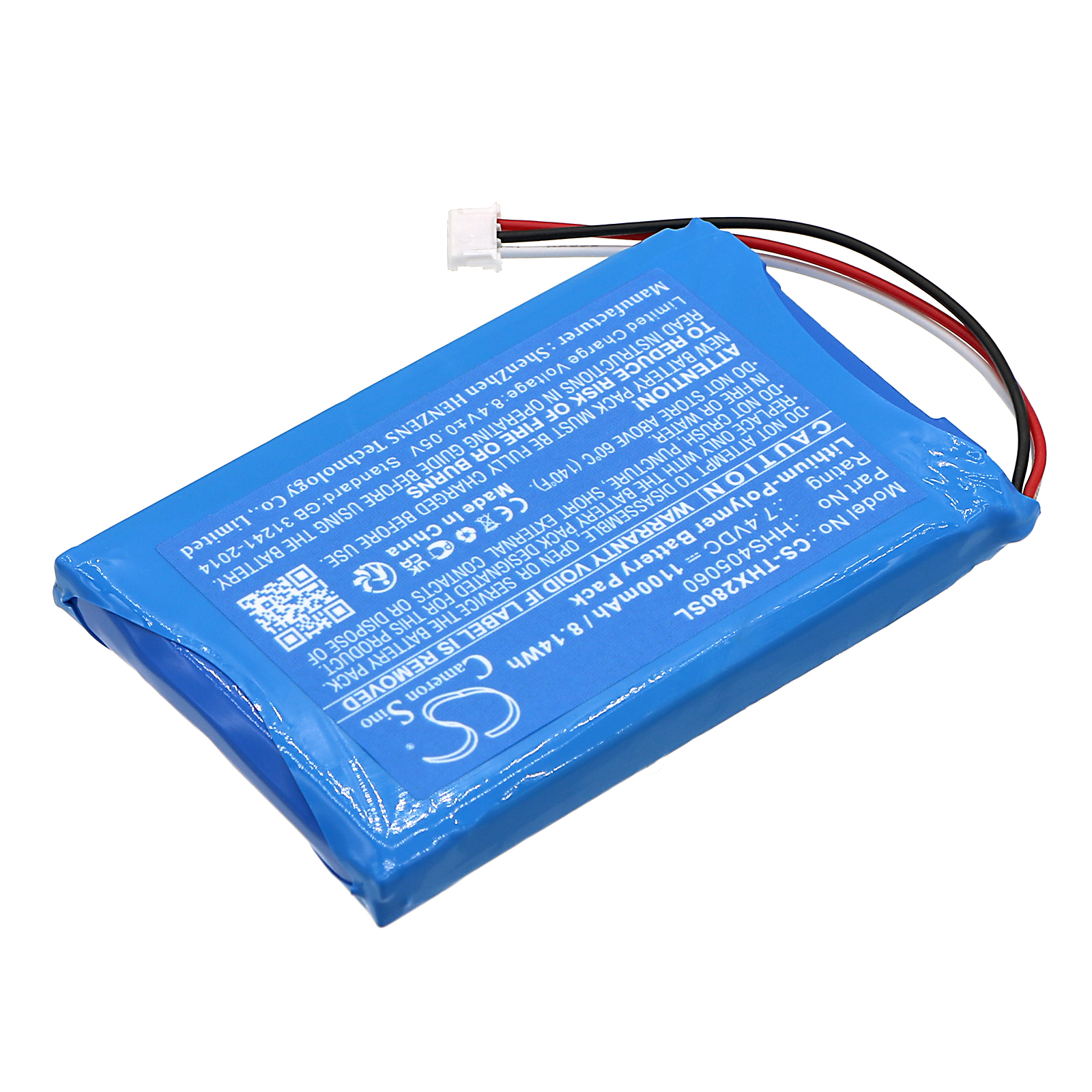 1100MAH REPLACEMENT BATTERY Technaxx TX-28 Monitor HHS405060 Replacement Battery