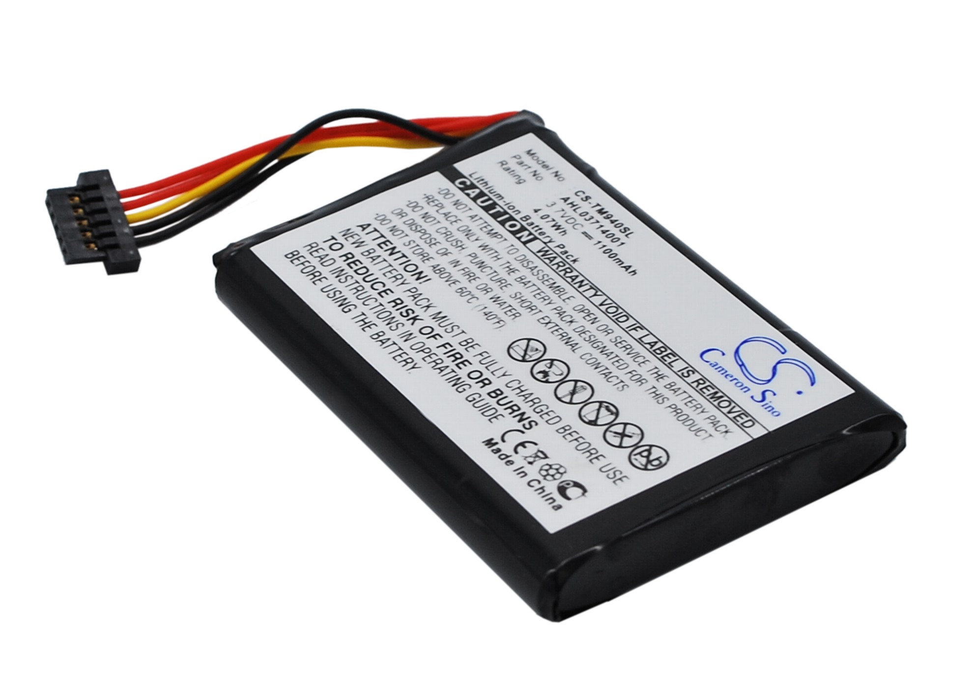 TomTom Go 940 AHL03714001 Replacement Battery 1100mAh