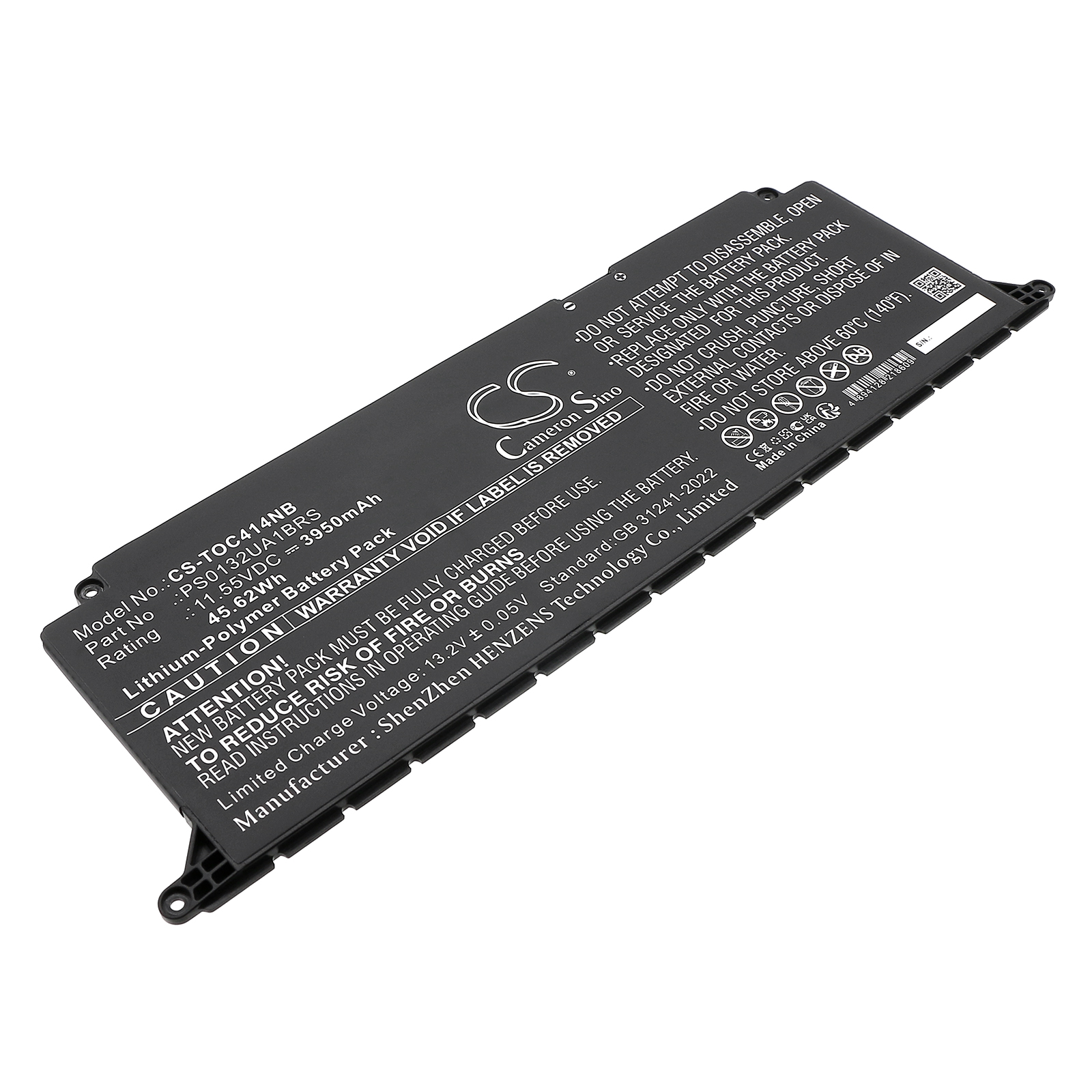 Dynabook PS0132UA1BRS Replacement Battery 3950mAh