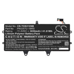 Toshiba Portege X20W Replacement Battery 11.4V 3650mAh