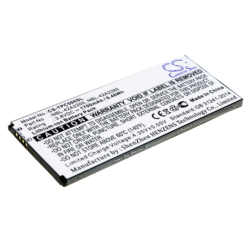 Neffos TP-Link Neffos C5 Replacement Battery 1700mAh