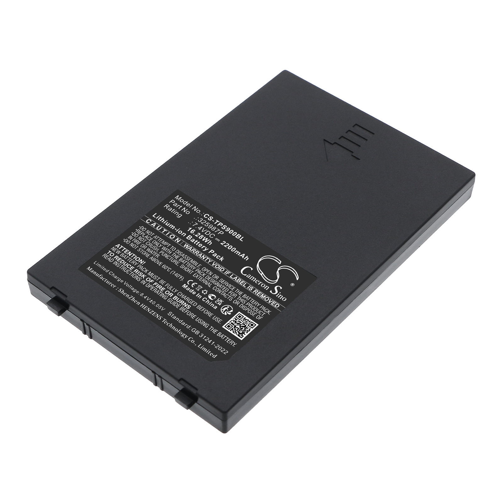 Telpo TPS900 325987P Replacement Battery 7.4V 2200mAh
