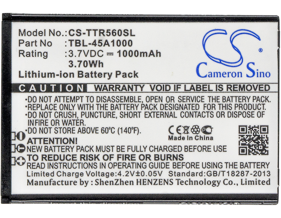 TP-Link TL-5600 TBL-45A1000 Replacement Battery 1000mAh