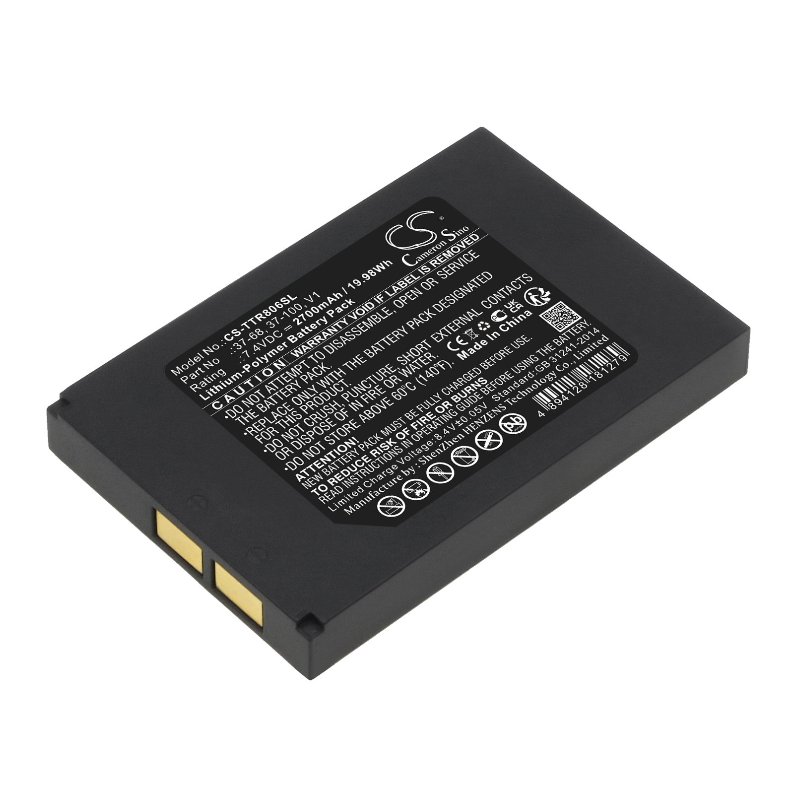 Triplett 8066 Replacement Battery 2700mAh