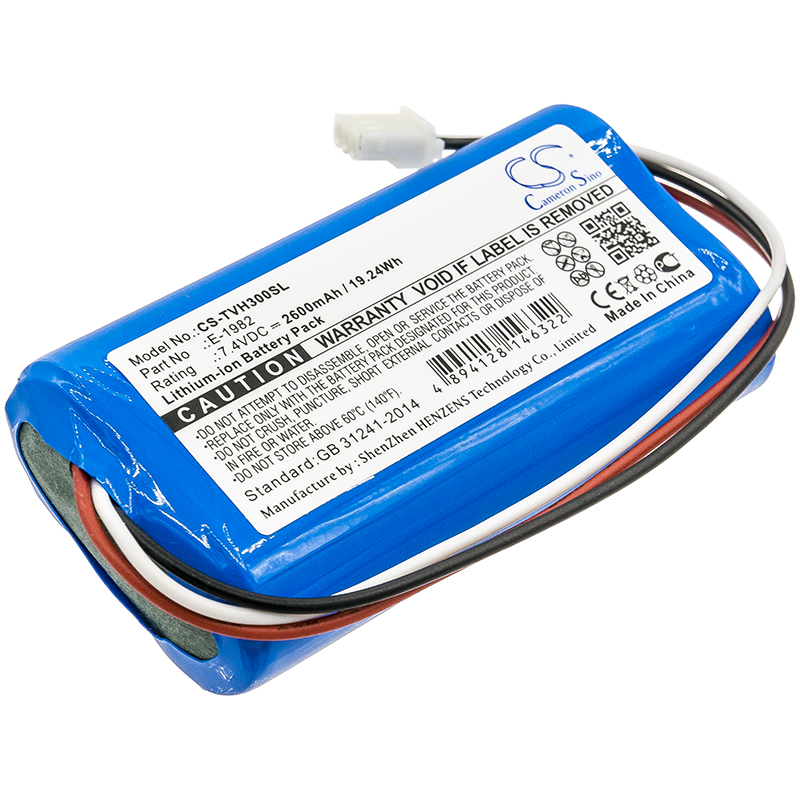 Televes H30FLEX E-1982 Replacement Battery 7.4V 2600mAh