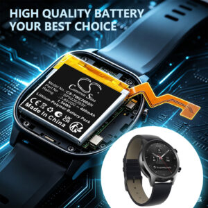400mAh Replacement Battery for Ticwatch C2 Watch, SP502626SF
