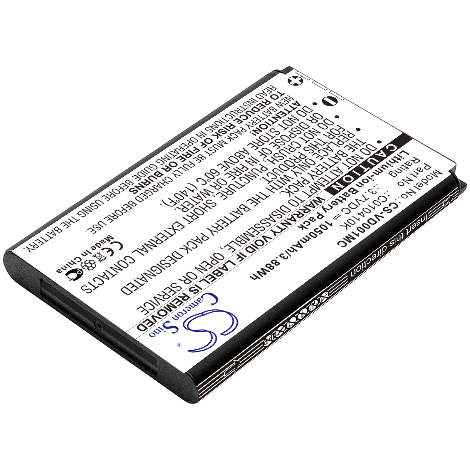 VIDEOSHARIER VS1 Aiptek Replacement Battery 1050mAh