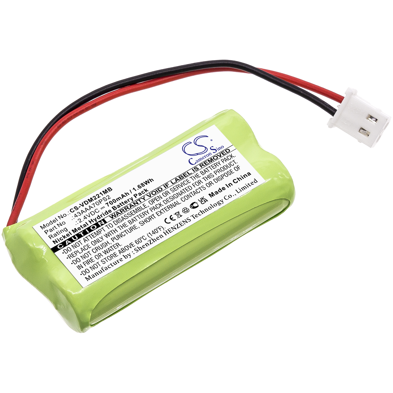 V TECH DM221-2 DM222 BabyPhone Replacement Battery 700mAh