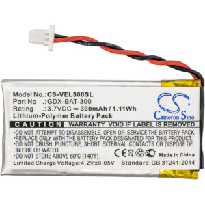 Vernier Go Direct Acceleration Sensor Replacement Battery 300mAh