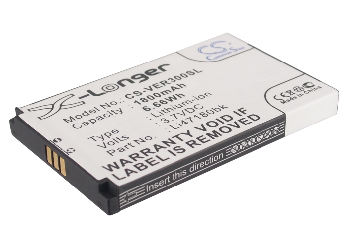 ViewSonic Q1 Q3 Q5 Q603 Q660 Replacement Battery 1800mAh