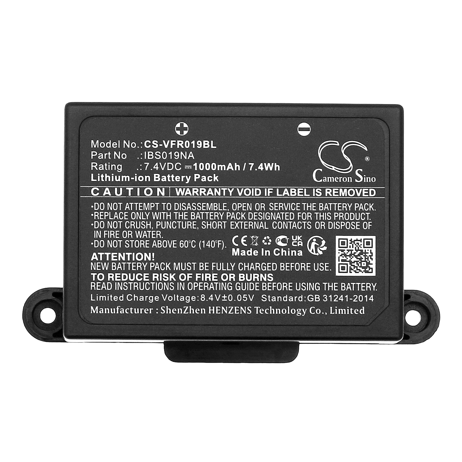 VeriFone IBS019NA T650C Trinity T650c Replacement Battery 1000mAh
