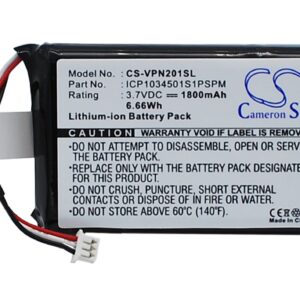 VDO Dayton MS2010AUS ICP1034501S1PSPM GPS/Navigator Replacement Battery 1800mAh