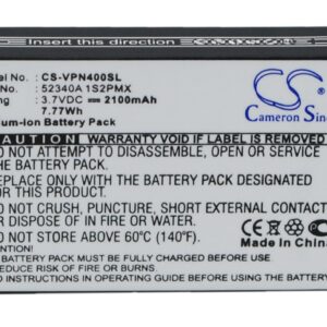 VDO Dayton BAT-4060 PN4000 52340A 1S2PMX GPS/Navigator Replacement Battery 2100mAh