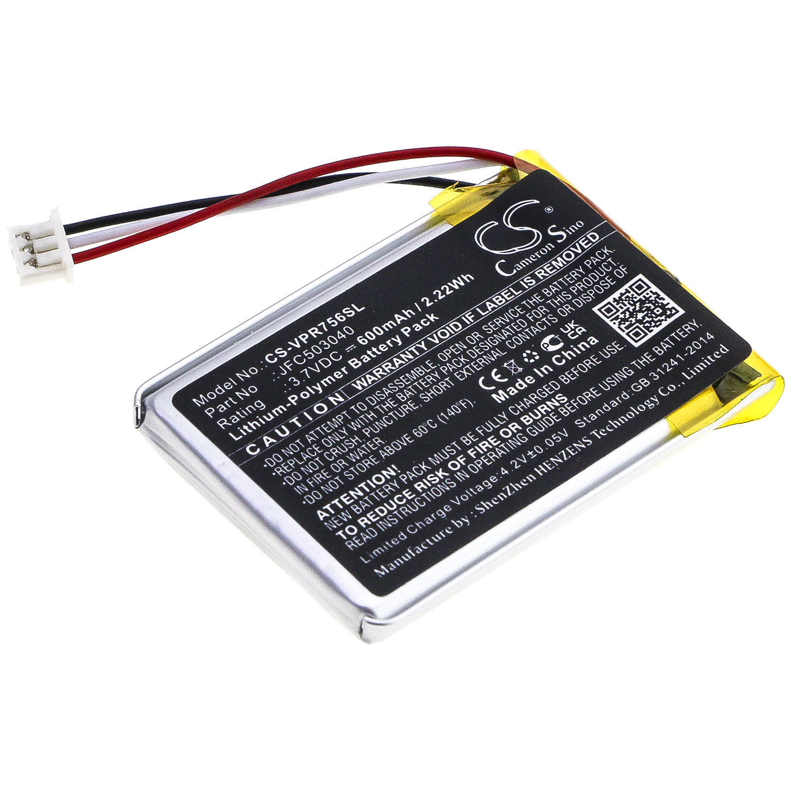 Clifford 7541X Viper 3706V Replacement Battery 3706V 600mAh