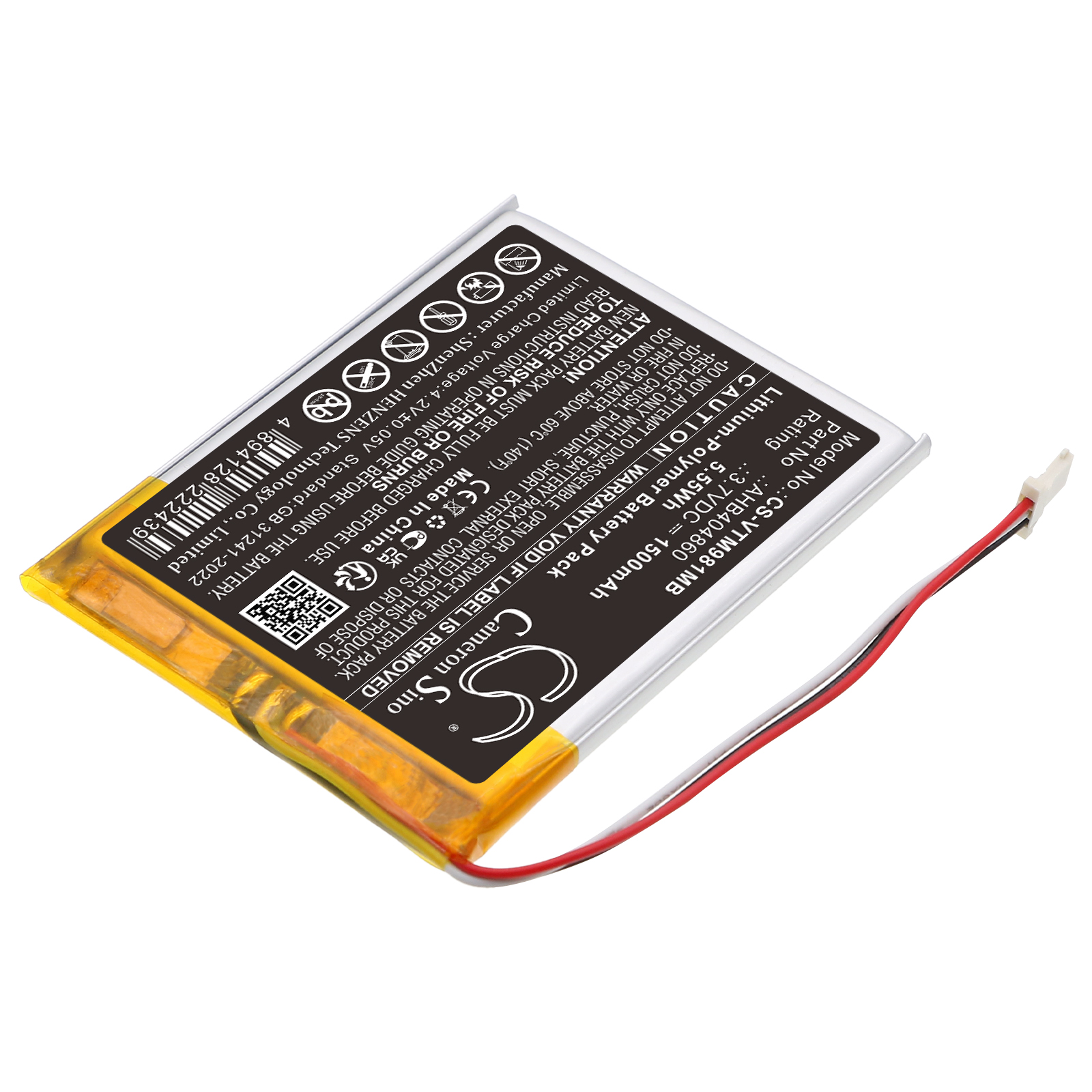 V TECH VM981 BabyPhone Replacement Battery 1500mAh