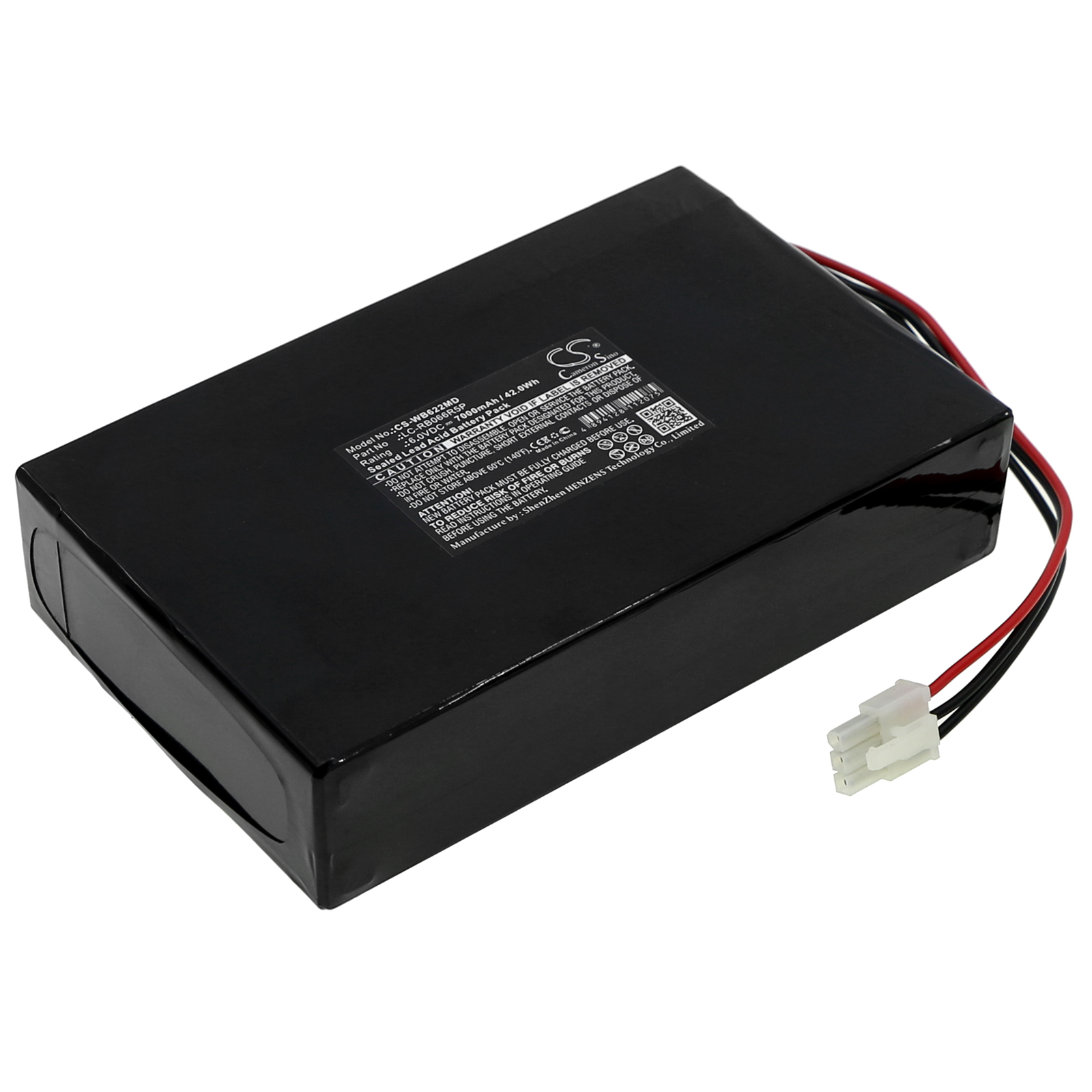 7000 mAh for Welch-Allyn LC-RB066R5P