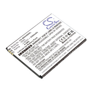 Wiko K600 Tommy 3 Mobile/SmartPhone Replacement Battery 2500mAh