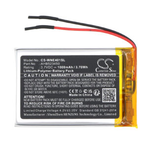 Weenect Silber WE401 AHB523450 GPS/Navigator Replacement Battery 1000mAh