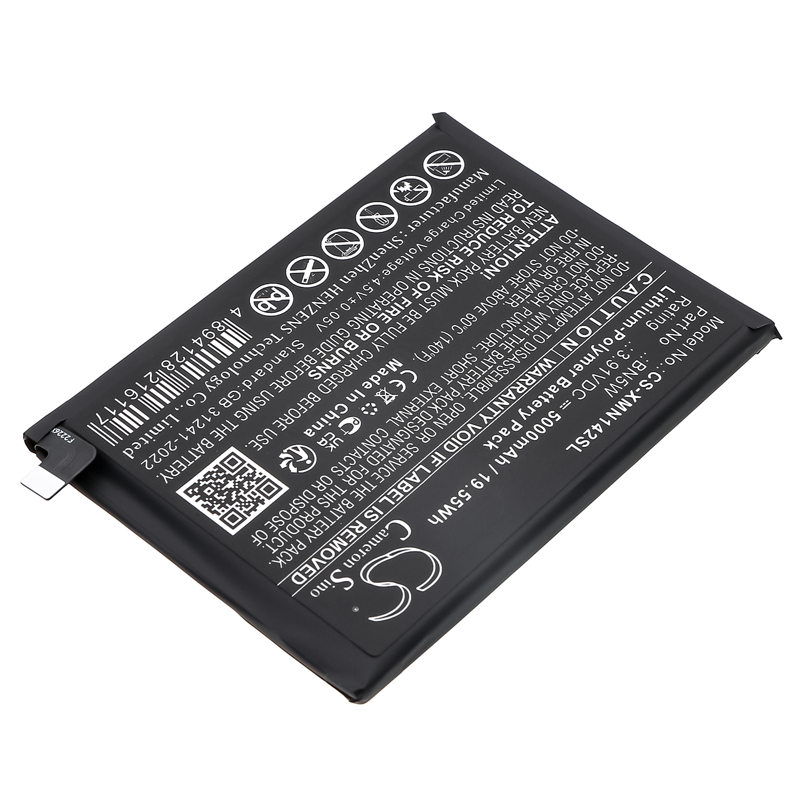 Redni 24116RACCG Note 14 Pro Replacement Battery 5400mAh