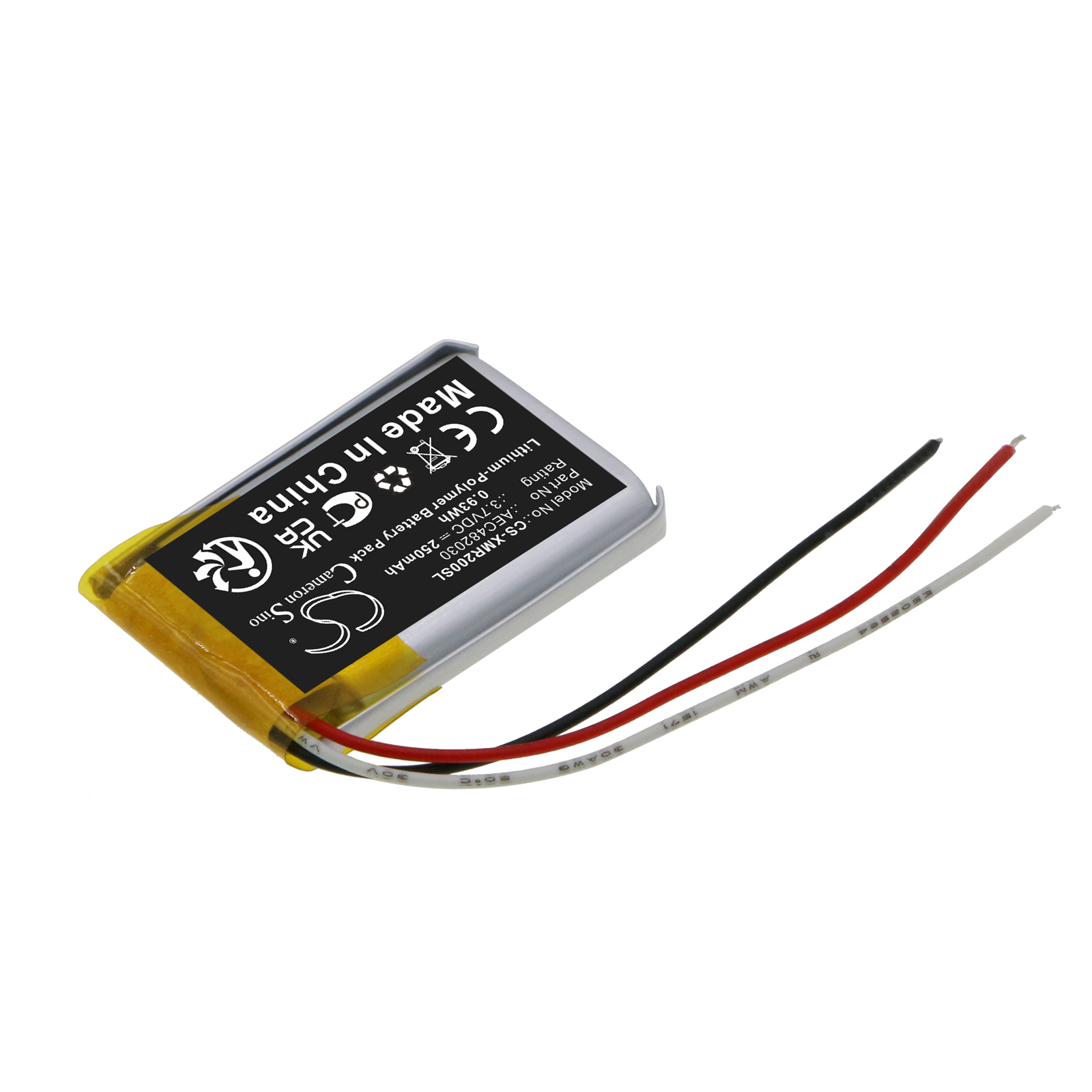 Xiaomi Air 2 Charger Box Headset Replacement Battery 250mAh