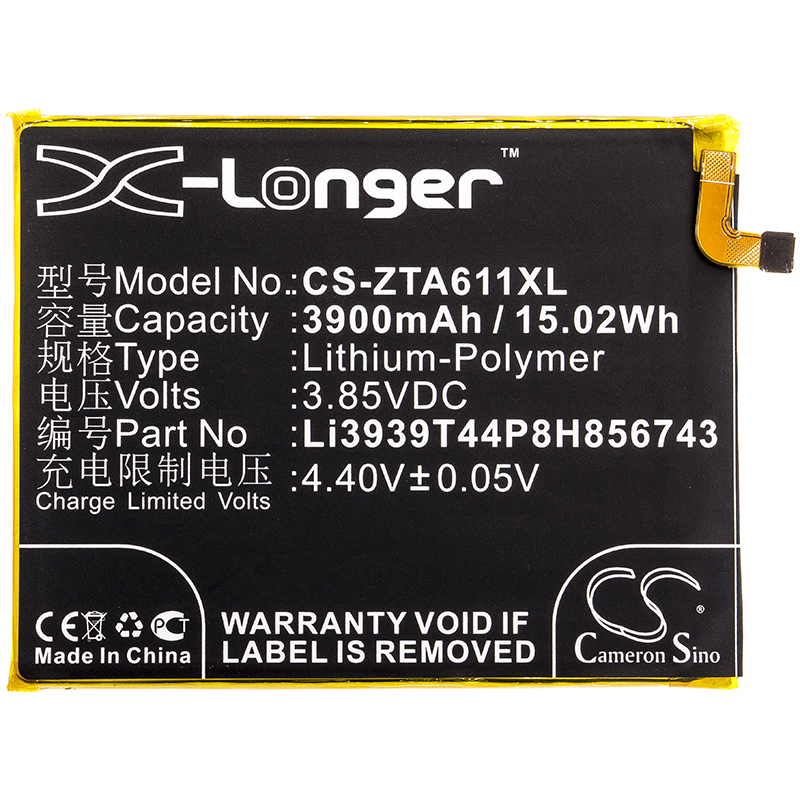 ZTE Blade A6 Max Blade Max 2s Replacement Battery 3900mAh