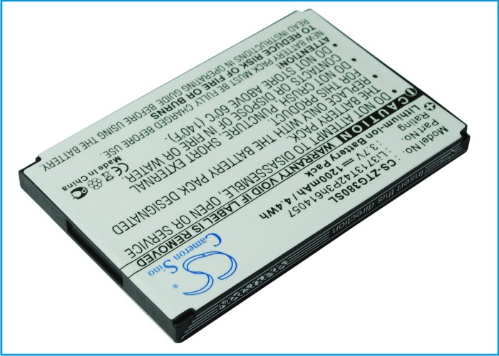 Telstra ZTE D800 ZTE D810 Replacement Battery 1200mAh