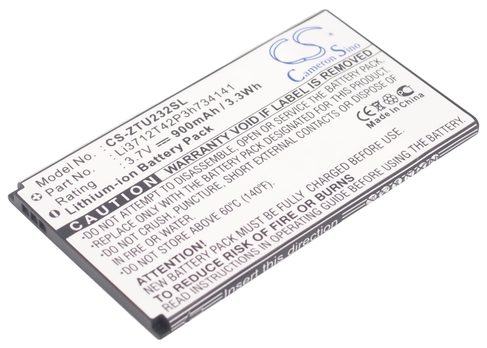 ZTE N960 U236 X920 Replacement Battery 900mAh