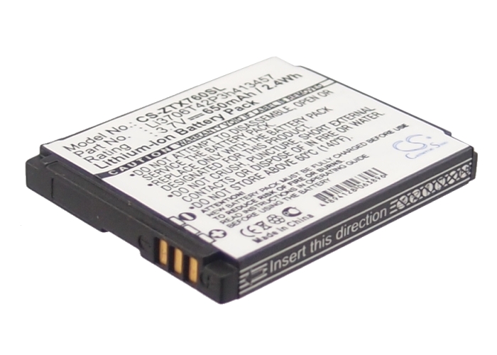 Orange T-Mobile Vairy Touch Replacement Battery 650mAh